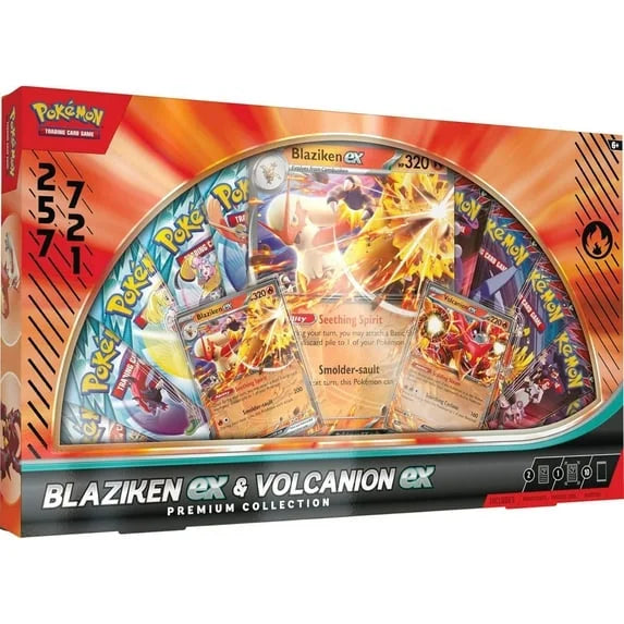 Pokémon TCG: Blaziken ex & Volcanion ex Premium Collection