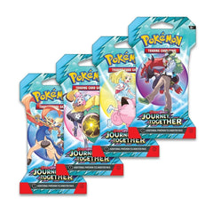 Pokémon TCG: Scarlet & Violet-Journey Together Sleeved Booster Pack (10 Cards) 4 packs