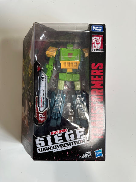 Brand New Transformers Toy Springer Siege War for Cybertron Tomy Takara