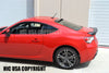 HIC SCION FRS 2012-2015 REAR ROOF VISOR WINDOW SPOILER JDM SMOKED *** FREE SHIPPING!!! ***